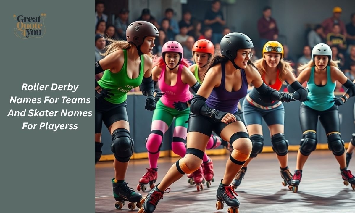 133+ Roller Derby Names For Teams And Skater Names For Players