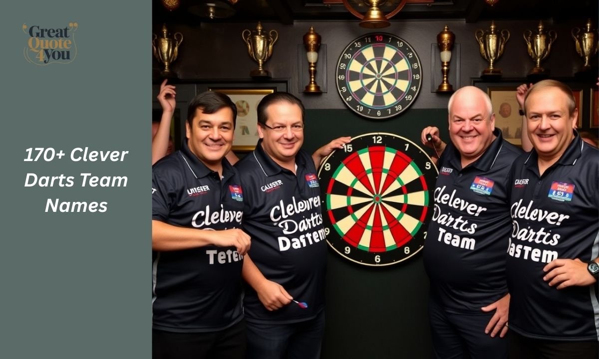170+ Clever Darts Team Names