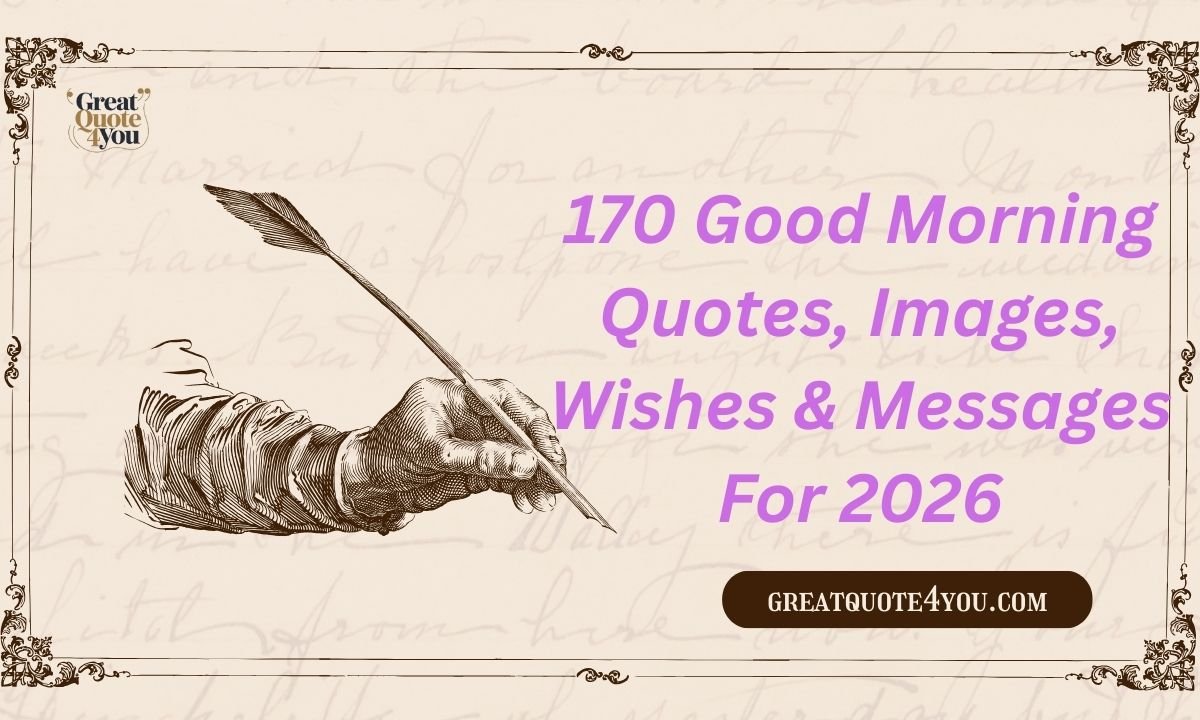 170 Good Morning Quotes, Images, Wishes & Messages For 2026