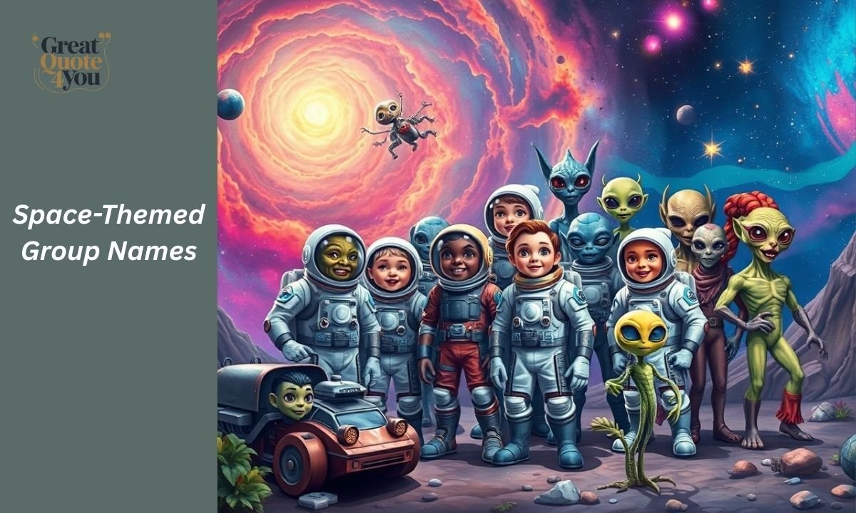 170+ Space-Themed Group Names