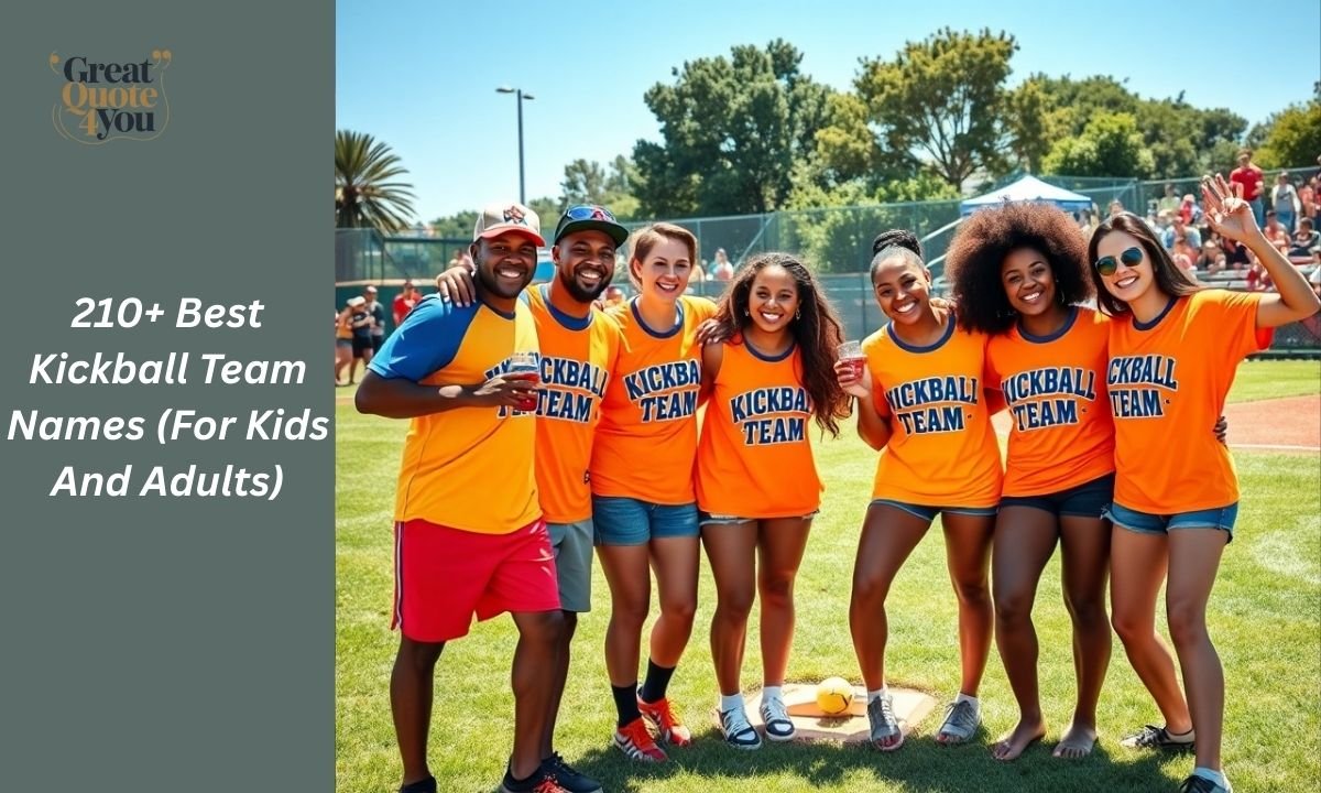210+ Best Kickball Team Names (For Kids And Adults)