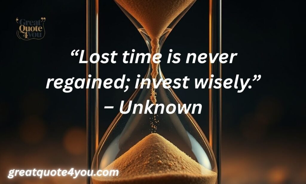 Inspirational Time Quotes