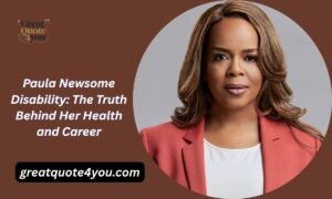 Paula Newsome Disability: The Truth Behind Her Health and Career