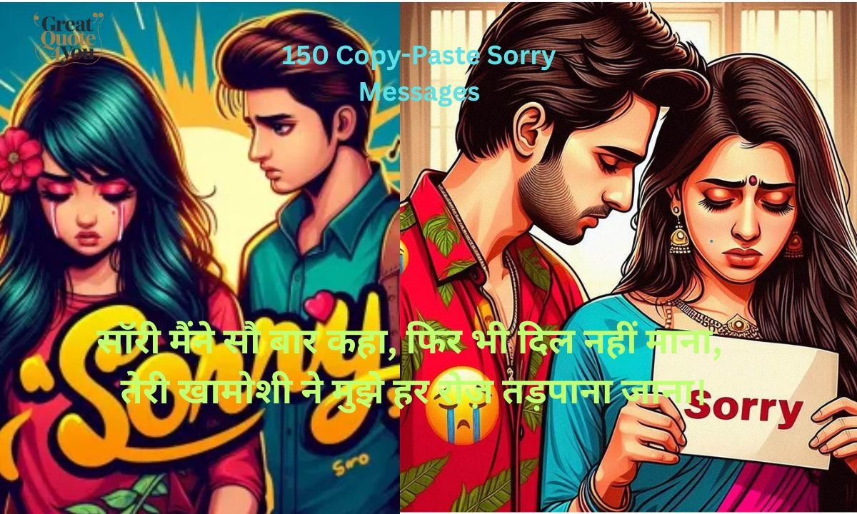 Sorry 150 Times : 150 Copy-Paste Sorry Messages for 2026