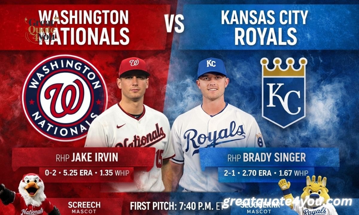 Washington Nationals vs Kansas City Royals: Complete Game Timeline